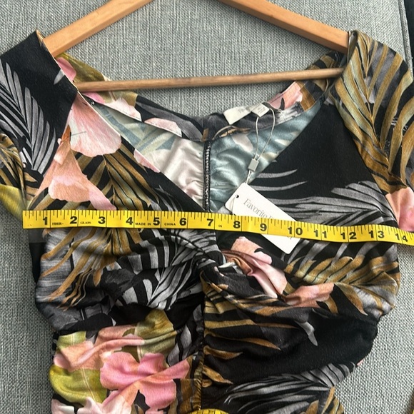 Favorite Daughter The Bad Decisions V-Neck Body-Con Hawaiian Dress Size XS - Picture 15 of 16